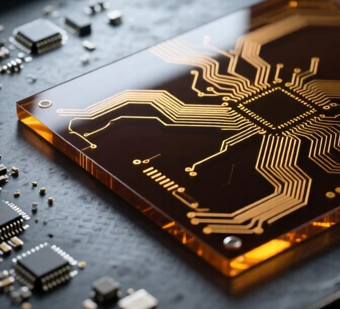 Lubang Palam Lembaran Aluminium Resin Pcb