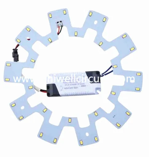 Lembaga Litar Emas Pemasukan Aluminium