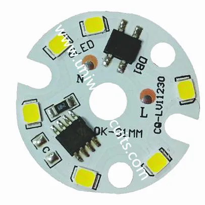 White Solder Mask Aluminium Base LED Circuit Board